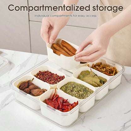 Food Savings Box, Multi-Functional Refrigerator Fresh-Keeping Box, For Kitchen Food Freezing Storage & Fruits Organization & Sealing & Moisture-Proof